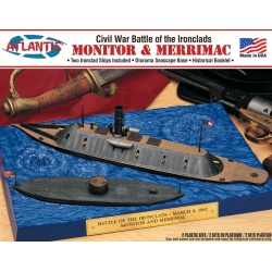 Model Plastikowy - ATLANTIS Models Statek Monitor and Merrimack Civil War Set - AMCL77257
